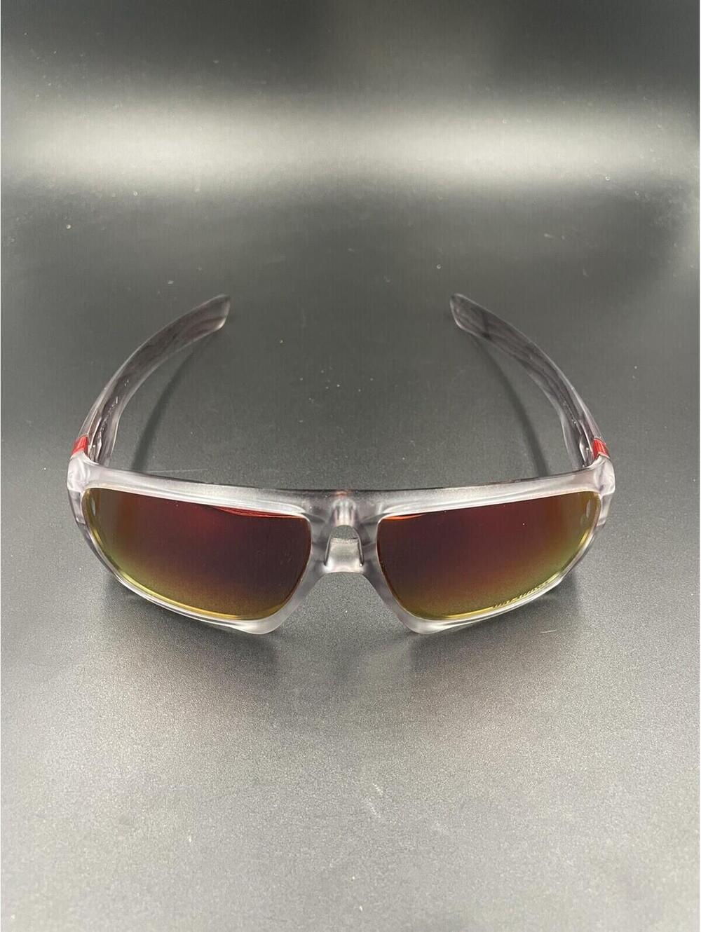 Oakley Custom Dispatch One Clear w/Ruby Iridium Lenses (University of Oklahoma)